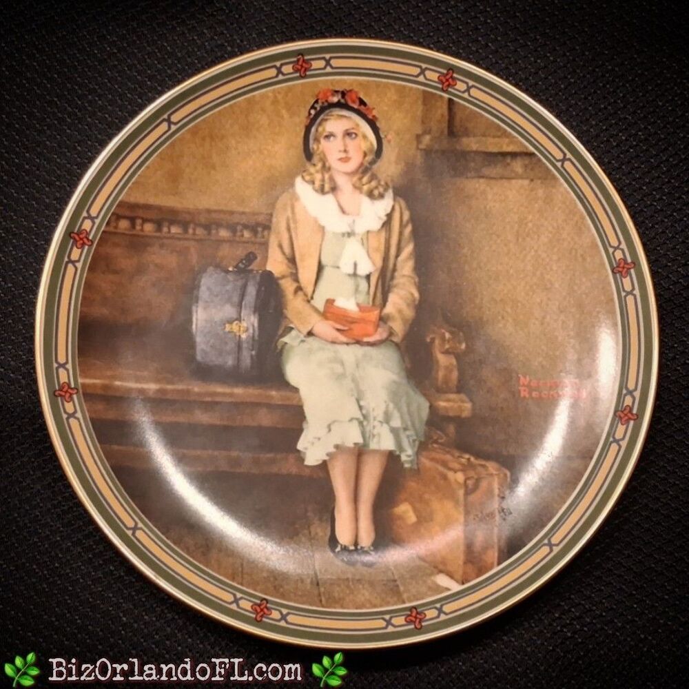 VINTAGE: Knowles Collector Plate “A Young Girl’s Dream” by Norman Rockwell 1985